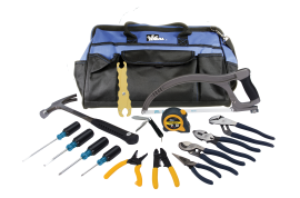 IDEAL Industries 35-808 Large Mouth Bag Tool Kit, 18&amp;quot;, 16-piece-