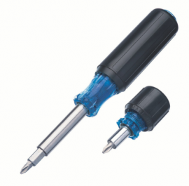 IDEAL Industries 35-953 Stubby, Multi-Bit Screwdriver and Nut Driver Combo, 6-In-1 and 12-in-1-