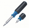 IDEAL Industries 35-953 Stubby, Multi-Bit Screwdriver and Nut Driver Combo, 6-In-1 and 12-in-1-
