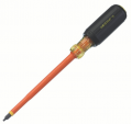 IDEAL Industries 35-9693 Insulated Screwdriver, #2 square, &amp;frac14; x 6&amp;quot;-