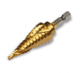 IDEAL Industries 36-703 Spiral Step Bit, #4, 1/4 to 7/8&quot;-