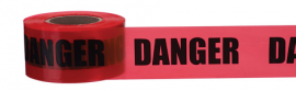 IDEAL Industries 42-051 Ruban de barricade, &amp;quot;Danger High Voltage&amp;quot;, 4 mil-