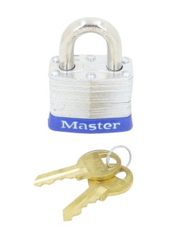 IDEAL Industries 44-900 Steel Padlock, 3/4&quot; shackle, blue-