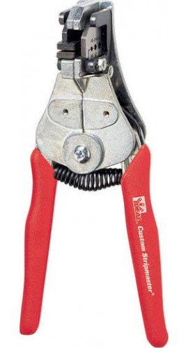 IDEAL Industries 45-175 Pince &amp;agrave; d&amp;eacute;nuder Custom Stripmaster<sup>MD</sup> pour fils MIL-W-81,044/8/9/10 et MIL-W-81,381/3/4, 26 &amp;agrave; 30 AWG, tampons abrasifs-
