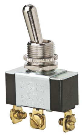 IDEAL Industries 774,009 Toggle Switch, SPDT, (On)-Off-(On), Screw-