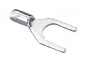 IDEAL Industries 83-6131 Non-Insulated Spade Terminals, 22 to 18 AWG, #10 stud, 25-pack-