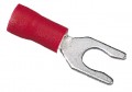 IDEAL Industries 83-7011 Vinyl Insulated Snap Spade Terminals, 22 to 18 AWG, #6 stud, 25-pack-