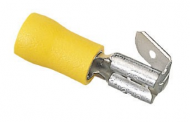 IDEAL Industries 83-9631 Vinyl Insulated Multi-Stack Disconnect, 12 to 10 AWG, 0.25&quot;, 25-pack-