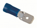 IDEAL Industries 83-9981 Vinyl Insulated Male Disconnects, 16 to 14 AWG, 0.25&quot;, 25-pack-