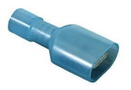 IDEAL Industries 84-9921 Nylon Fully-Insulated Male Disconnect, 16 to 14 AWG, 500-pack-