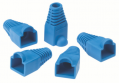 IDEAL Industries 85-380 RJ-45 Snagless Strain Boots for modular plugs, blue, 0.22&quot;, 25-pack-