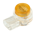 IDEAL Industries 85-950 IDC Jellybean Connector 2-Wire Butt Splice, yellow, 25-pack-