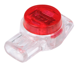 IDEAL Industries 86-925 IDC 3-Wire Jellybean Connectors, UR, red butt splice, 100-pack-