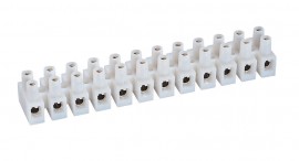 IDEAL Industries 89-608B Barrier Strips, 12-circuit, 100-pack-