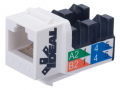 IDEAL Industries 89-751WH CAT5e Keystone Modular Jack, white, 10-pack-