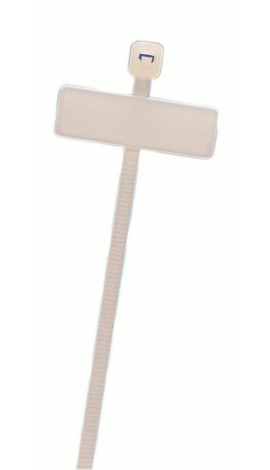 IDEAL Industries IT2SID-C Attaches de c&amp;acirc;bles d'identification, 203.2 mm, 22.68 kg, naturel, lot de 100-