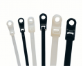 IDEAL Industries IT3SMH-C0 11&amp;quot; Cable Tie with Mounting Head, 50 lbs, UV black, 100-bag-