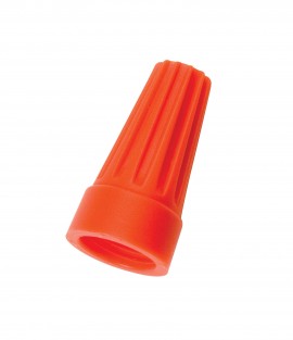 IDEAL Industries WT3-1 WireTwist&lt;small&gt;&lt;sup&gt;&amp;reg;&lt;/sup&gt;&lt;/small&gt; WT3 Wire Connector, orange, 100-box-