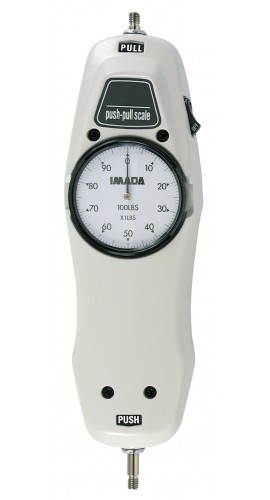 IMADA FB-50N Push/Pull Mechanical Force Gauge, 50 N (0.5 N)-