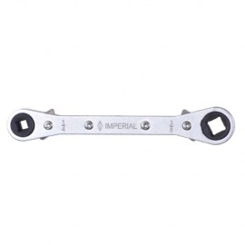 Imperial 127-C Square Drive Ratchet with 1/4, 3/8, 3/16 and 5/16" square for compressor with access valve-