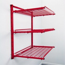 Innovative Tools SSPC-W Support de rangement mural, SSPC-W sq ft, 3 tablettes r&amp;eacute;glables-