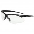 Jackson Safety 50001 Safety Glasses, clear anti-fog lens, black frame-
