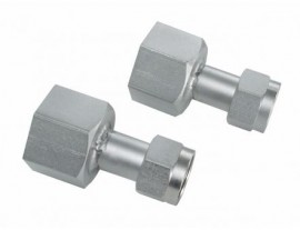 Julabo 8891609 Threaded Adapters, M16 x 1 F x 0.5" F, 2-pack-