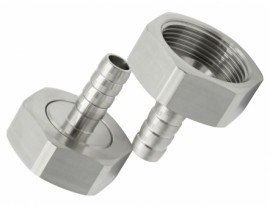 Julabo 8890044 Female to Barbed Fitting Adapters, 0.25&quot;, 2-pack-