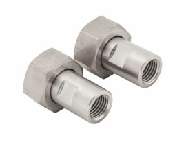 Julabo 8890053 Female to Female Adapters, M24 x 1.5 to NPT 0.25&quot;, 2-pack-