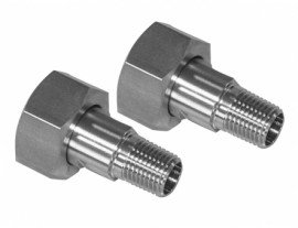 Julabo 8890058 Female to Male Adapters, M24 x 1.5 to 0.25&quot; NPT, 2-pack-