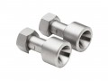 Julabo 8890066 M24 x 1.5 Female to 0.25&quot; Tube Adapters, 2-pack-