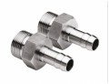 Julabo 8890072 Male to Barbed Fitting Adapters, M24 x 1.5 to 0.47&quot;, 2-pack-