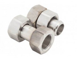 Julabo 8890084 Female to Female Adapters, M30 x 1.5 to 0.75&quot; NPT, 2-pack-