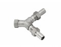 Julabo 8970476 Twin Distributing Adapter, 2 G 0.75&quot; w/ barbed fittings to tubing w/ 0.75&quot; inner diameter, threaded-