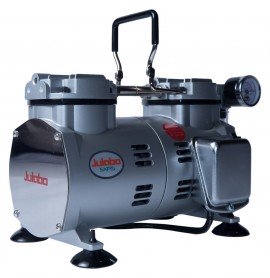 Julabo SXP.5 Oil-Free Piston Vacuum Pump with Manual Vacuum Gauge, 33 L/min, 13 mbar-