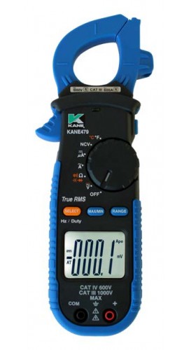 Kane KANE479 True RMS HVAC/R Clamp-On Meter, 600 A-