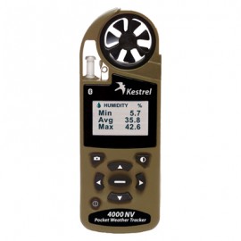 Kestrel 4000 Pocket Weather Tracker NV Tan with Bluetooth-