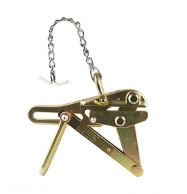 Klein Tools 16845CAT Chicago Grip with chain for coated guy wire, 0.218 to 0.55"-