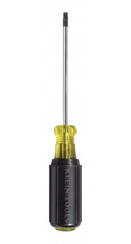 Klein Tools 19543 T20 Torx Screwdriver with round shank and cushion grip-