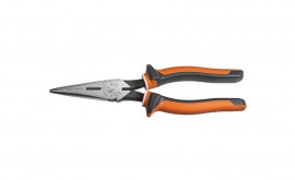 Klein Tools 2038EINS Pince &amp;agrave; bec long isol&amp;eacute;e et mince de 225 mm, coupe lat&amp;eacute;rale-
