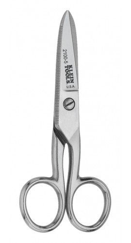 Klein Tools 2100-5 Electrician&#039;s Scissor, 5.25&amp;quot;-