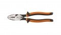 Klein Tools 2139NEEINS Pince &amp;agrave; coupe lat&amp;eacute;rale isol&amp;eacute;e de 24,2 cm, poign&amp;eacute;es effil&amp;eacute;es-