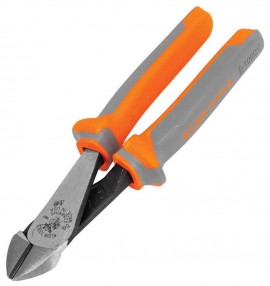 Klein Tools 2288RINS Diagonal Cutting Pliers, insulated, high leverage, 8&amp;quot;-