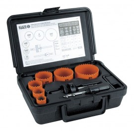 Klein Tools 31902 Bi-Metal Hole Saw Kit, 8 pieces-