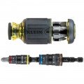 Klein Tools 32308HD Ensemble de tournevis court r&amp;eacute;sistant aux chocs&amp;nbsp;12-en-1 avec douilles interchangeables-