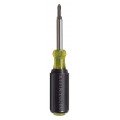 Klein Tools 32476 Tournevis/tourne-&amp;eacute;crous &amp;agrave; embouts multiples 5-en-1, embouts &amp;agrave; t&amp;ecirc;te cruciforme et &amp;agrave; t&amp;ecirc;te plate-