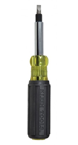 Klein Tools 32557 Tournevis/tourne-&amp;eacute;crous robuste &amp;agrave; embouts multiples 10-en-1-