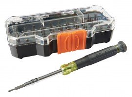 Klein Tools 32717 Jeu de tournevis de pr&amp;eacute;cision tout-en-un avec &amp;eacute;tui-