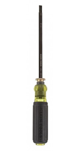 Klein Tools 32751 Tournevis r&amp;eacute;glable, embouts &amp;agrave; t&amp;ecirc;te cruciforme no 2 et &amp;agrave; t&amp;ecirc;te plate de 6,4 mm-