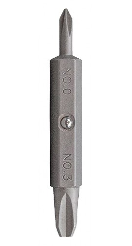 Klein Tools 32771 Replacement Bit, Phillips #0 and #3-